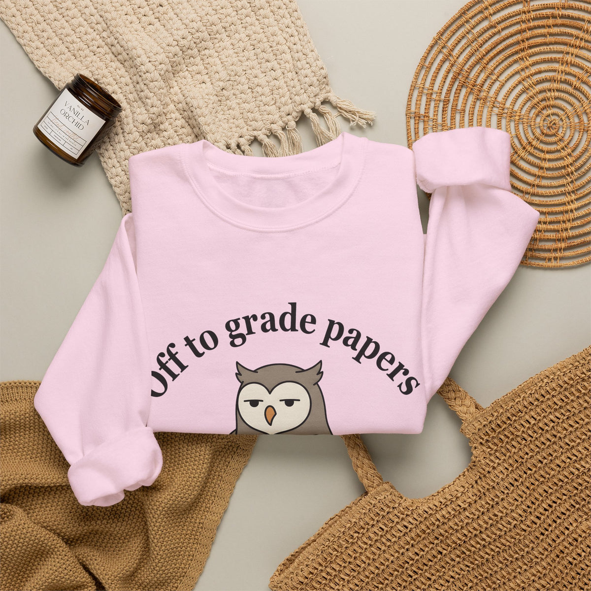 Owl Notebooks Sweatshirt Teachers Education Gift Women Doodle Sweatshirt Journal Sweatshirt Educator Enthusiast Sketch Sweatshirt Learning Graphic Clean Heap