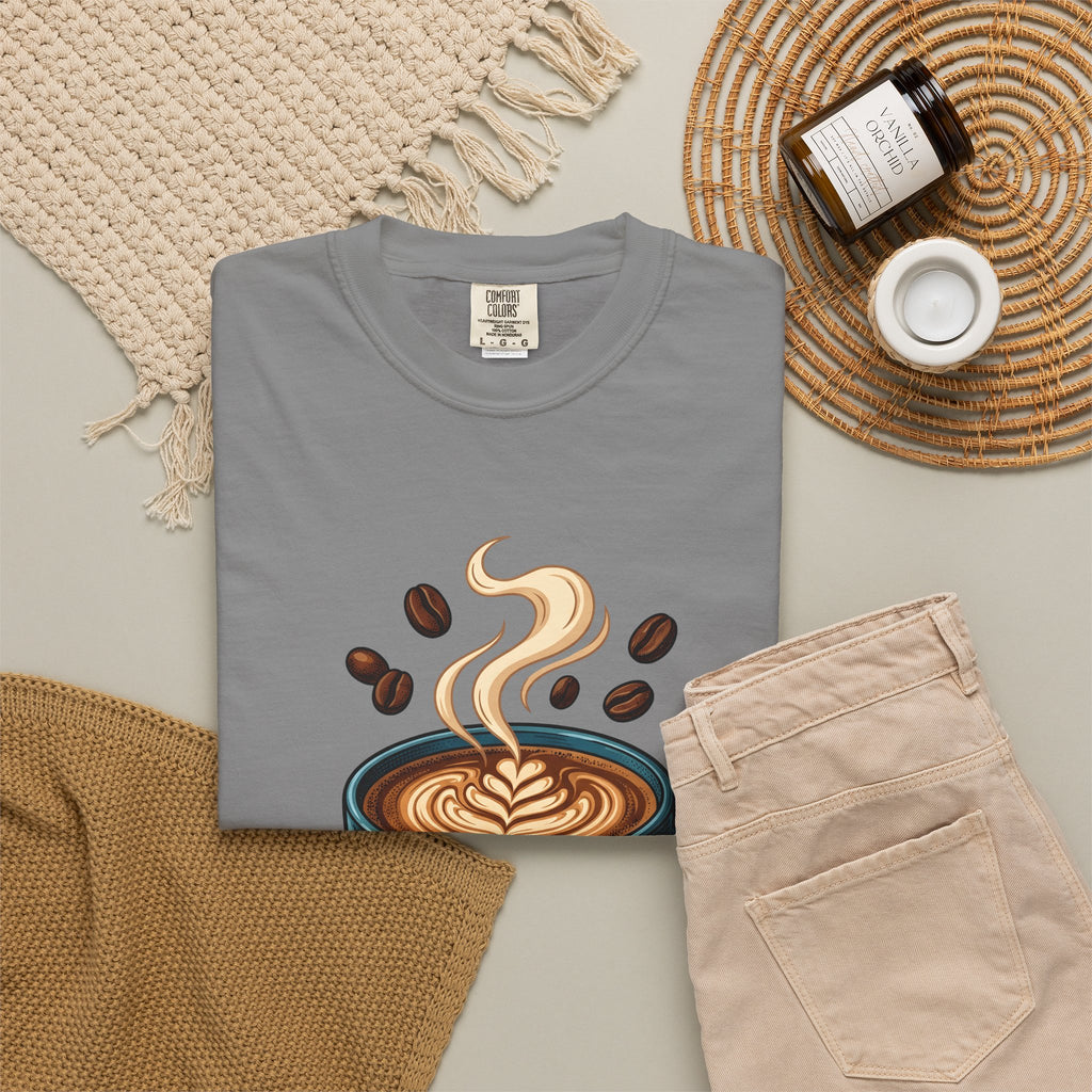 Espresso Cup T-Shirt Coffee Cuisine Gift Women Line Art T-Shirt Coffee T-Shirt T-Shirt Coffee Fan Coffee Art T-Shirt Food Graphic Classic Coffee Seeds