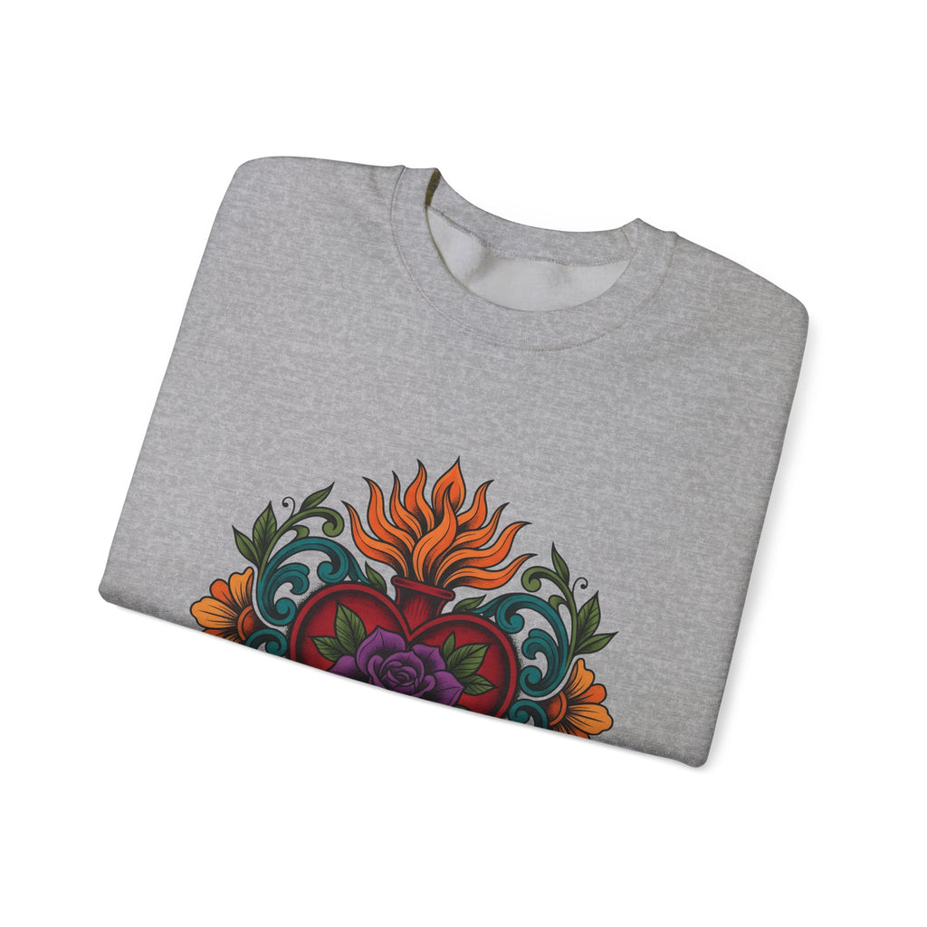 Love Blossom Boho Chic Bloom Gift Ink Flower T Sweatshirt