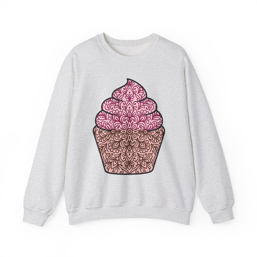 Cupcake Clipart Sweatshirt Desserts Confectionery Gift Women Hand Drawn Sweatshirt Muffin Sweatshirt Pastry Fan Illustrated Sweatshirt Candy Graphic Geometric