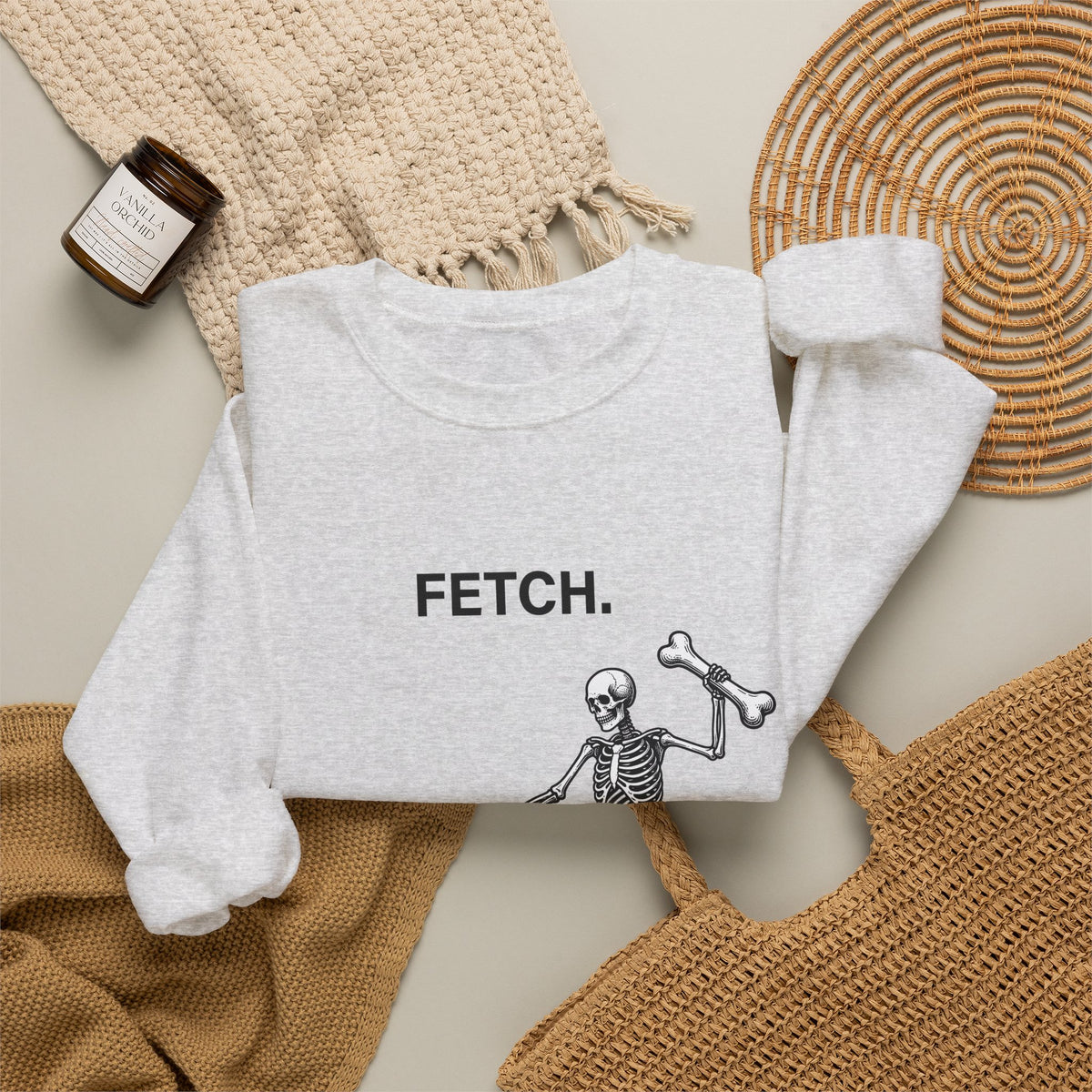 Canine Skeleton Sweatshirt Dog Fall Holiday Gift Women Old School Sweatshirt Dog Skeleton Sweatshirt Dog Fan Retro Sweatshirt Autumn Graphic Line Art Skeletal