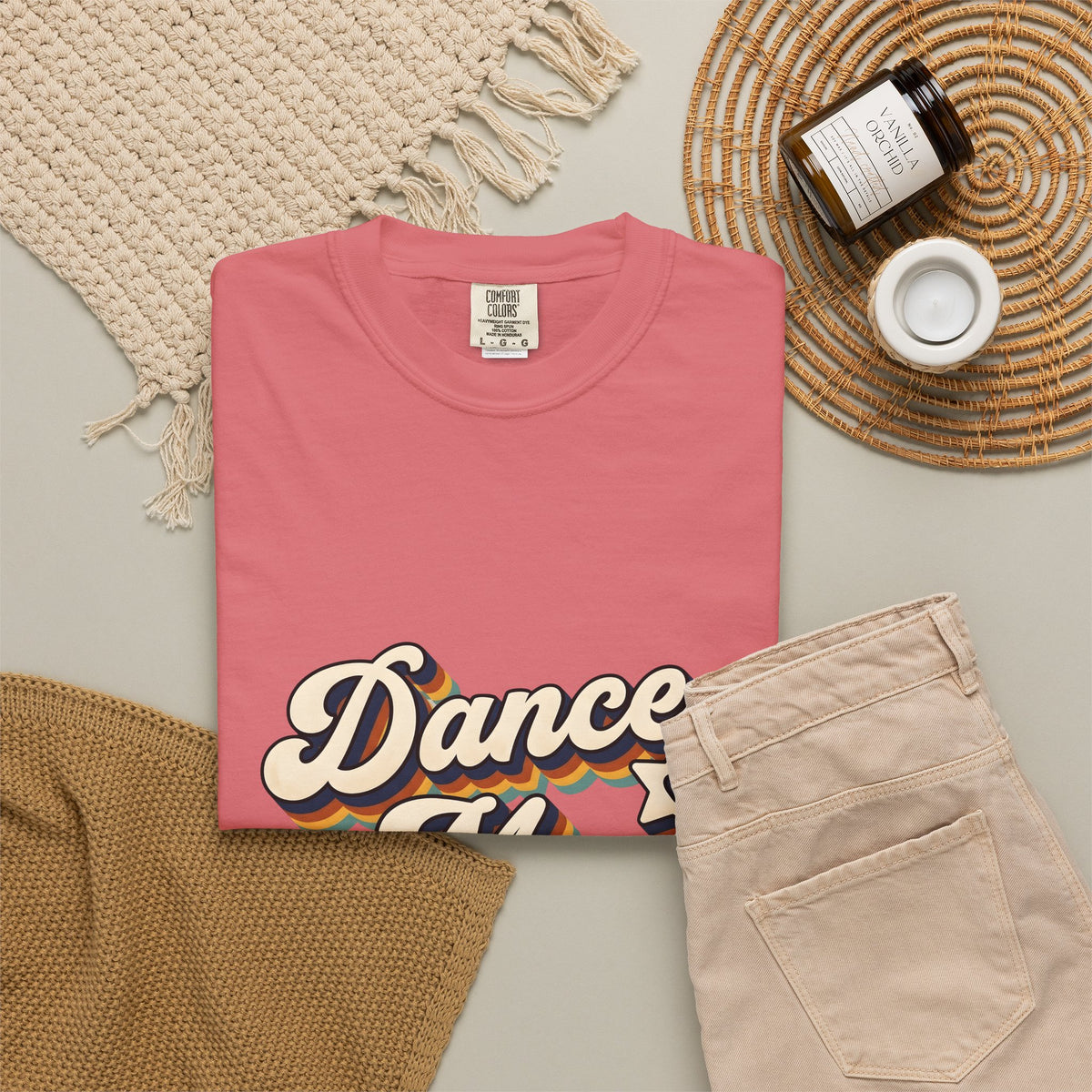 Vintage Lettering T-Shirt Moms Ballet Gift Women Block T-Shirt Typography T-Shirt Motherhood Enthusiast Typography T-Shirt Dance Graphic Classic