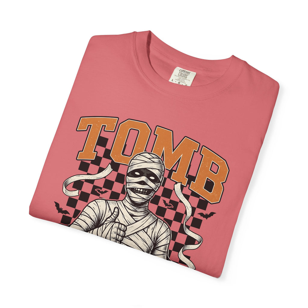 Wrapped Mummy T-Shirt Halloween Fright Gift Women Old School T-Shirt Mummy T-Shirt Horror Fan Scary T-Shirt Scare Graphic