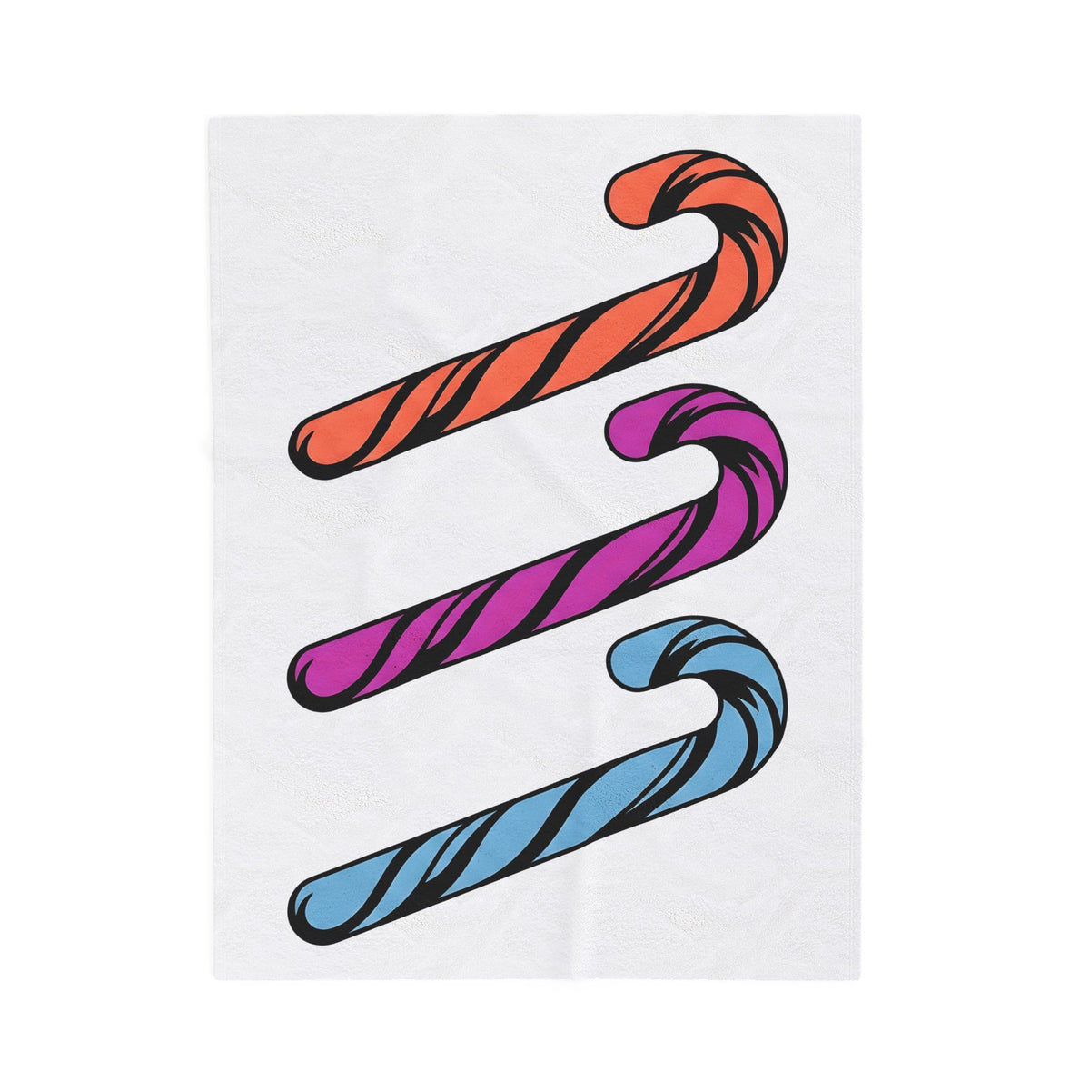 Holiday Candy Blanket Christmas Confectionery Gift Women Flat Design Blanket Candy Blanket Christmas Fan Minimalist Blanket Sweets Graphic Clean