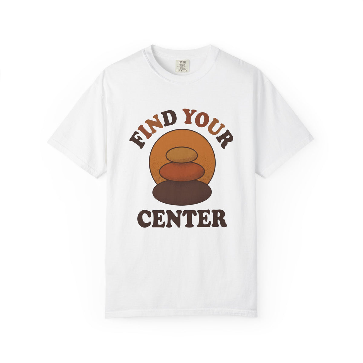 Cairn Stack T-Shirt Sports Selfcare Gift Women Tribal T-Shirt Rock Pile T-Shirt Athlete Fan Stone T-Shirt Wellness Graphic Hand Drawn Sunshine