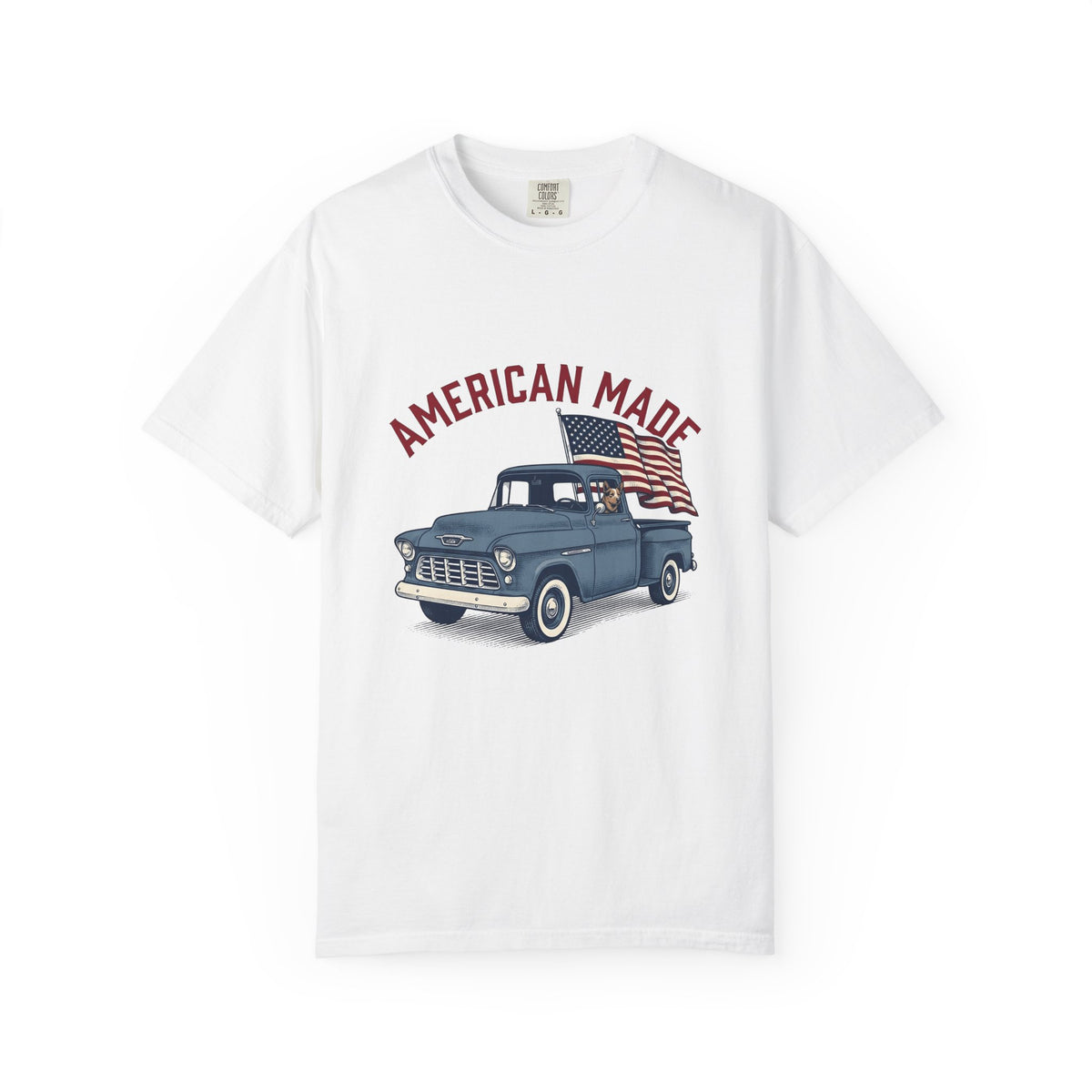 Classic Truck America 4Th Of July Independence Gift Vintage Lorry Patriot Enthusiast Retro Liberty T-Shirt