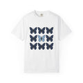 Butterfly Motif T-Shirt Boho Chic Plants Gift Women Plain T-Shirt Butterfly T-Shirt Hippie Fan Simple T-Shirt Floral Graphic Fresh Proportion