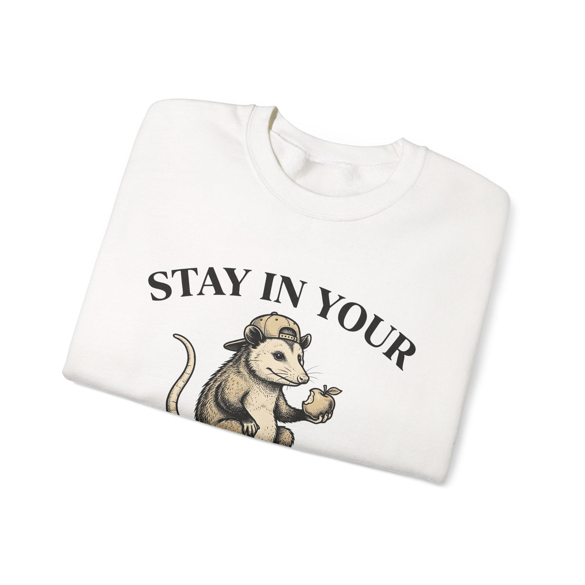 Opossum Skateboard Cute Wildlife Gift Sketch Possum Adorable Fan Drawing Retro Snapback Hat Sweatshirt