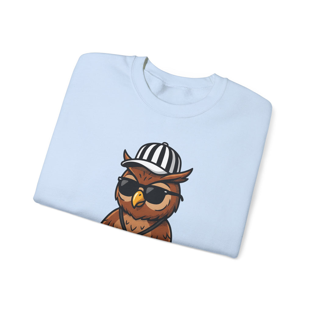 Owl Umpire Sports Activities Workout Gift Owl Athlete Enthusiast Fitness Sweatshirt