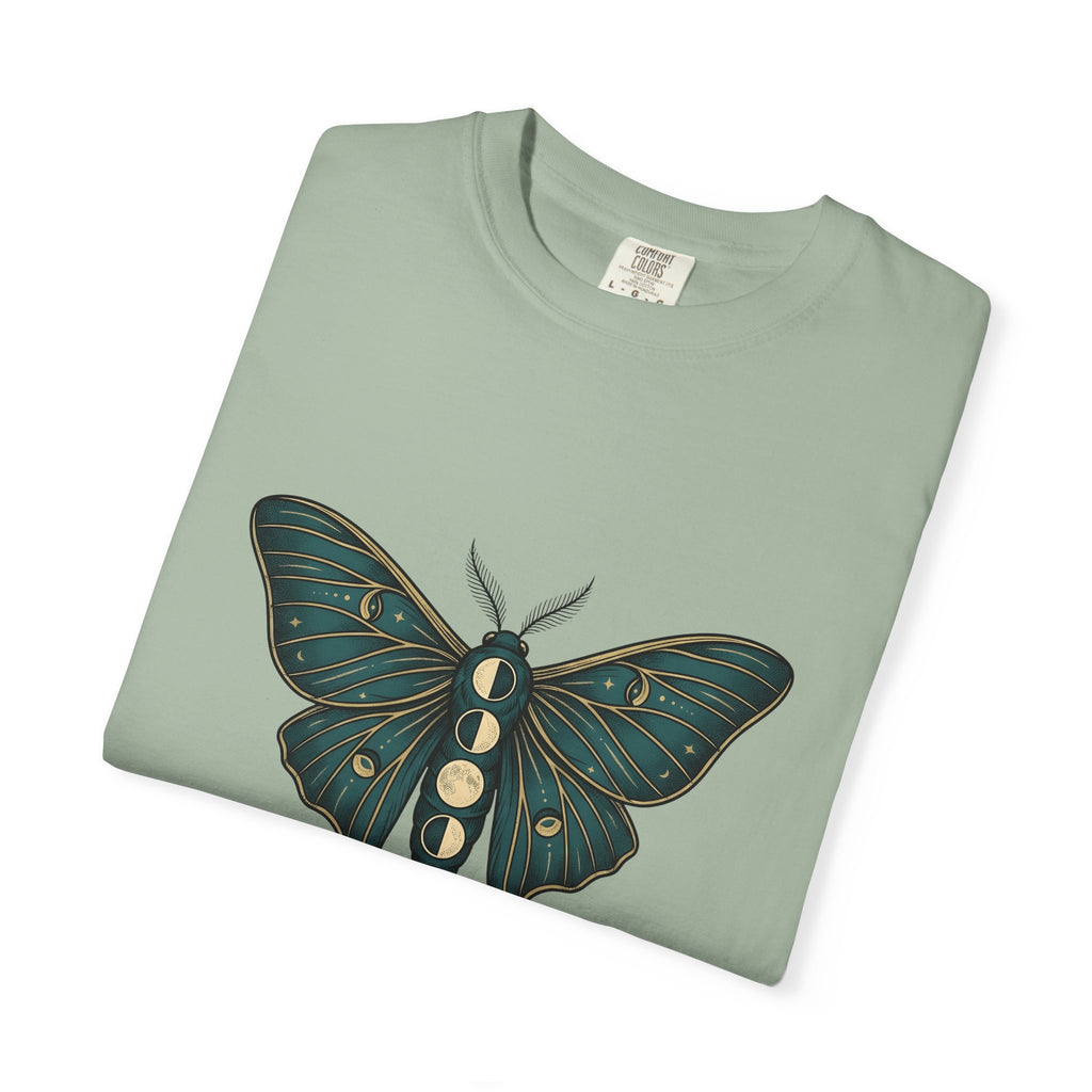 Luna Butterfly T-Shirt Boho Chic Astrology Gift Women Mystical T-Shirt Butterfly T-Shirt Bohemian Enthusiast Magical T-Shirt Zodiac Graphic Retro