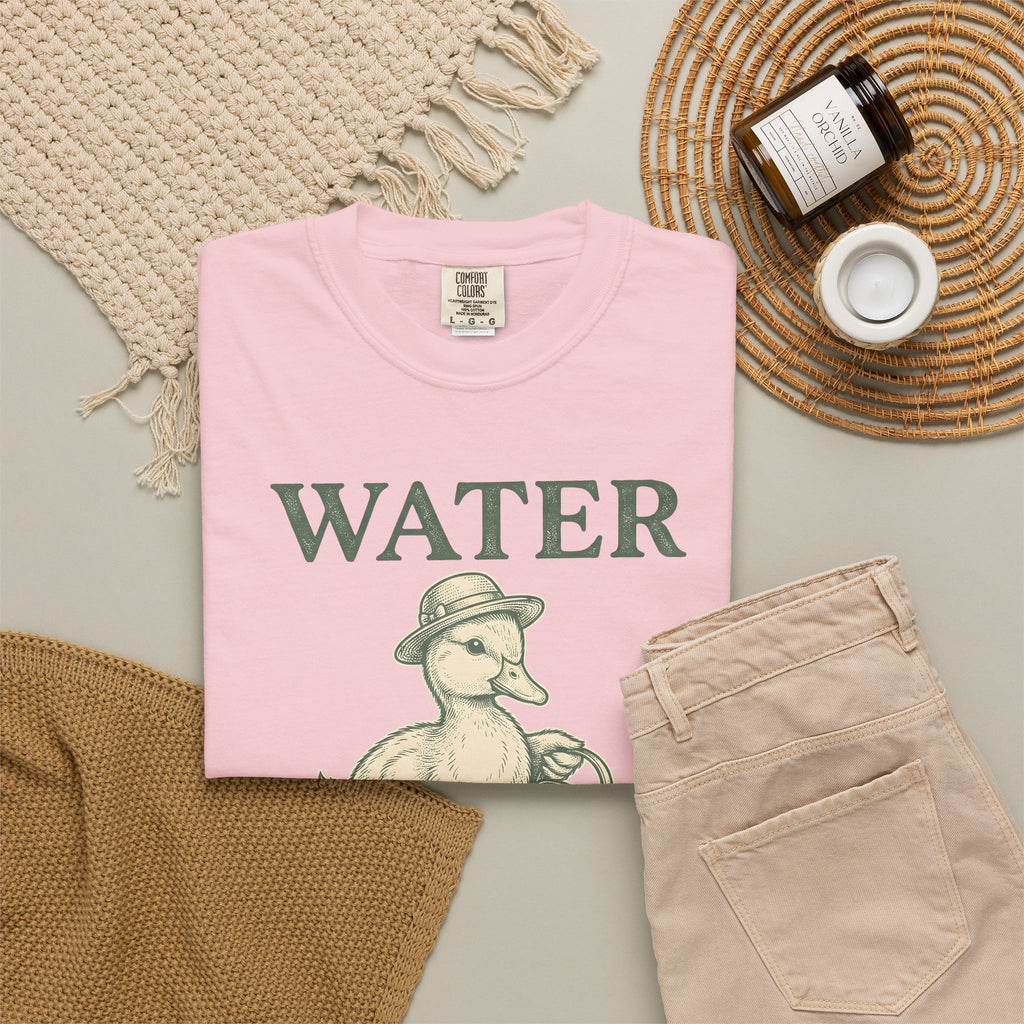 Duck Flower Pot T-Shirt Easter Landscaping Gift Women Old School T-Shirt Planter T-Shirt Easter Fan Vintage T-Shirt Gardening Graphic Doodle Cap
