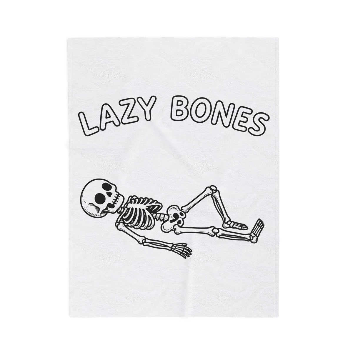 Skeleton Graphic Blanket Funny Halloween Gift Women Cartoon Blanket Skull Blanket Humor Fan Spooky Graphic Design Retro Bones Blanket