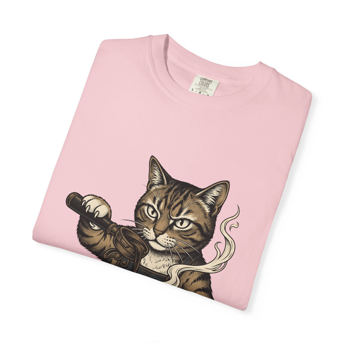 Coffee Cat T-Shirt Cat Espresso Gift Women Retro T-Shirt Kitty Cat T-Shirt Cat Fan Fifties T-Shirt Cappuccino Graphic Sketch Latte T-Shirt T-Shirt
