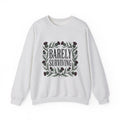 Thistle Flower Graphic Sweatshirt Mom Humor Gift Women Botanical Sweatshirt Thistle Sweatshirt Mother Fan Illustrative Sweatshirt Sarcastic Graphic Vintage