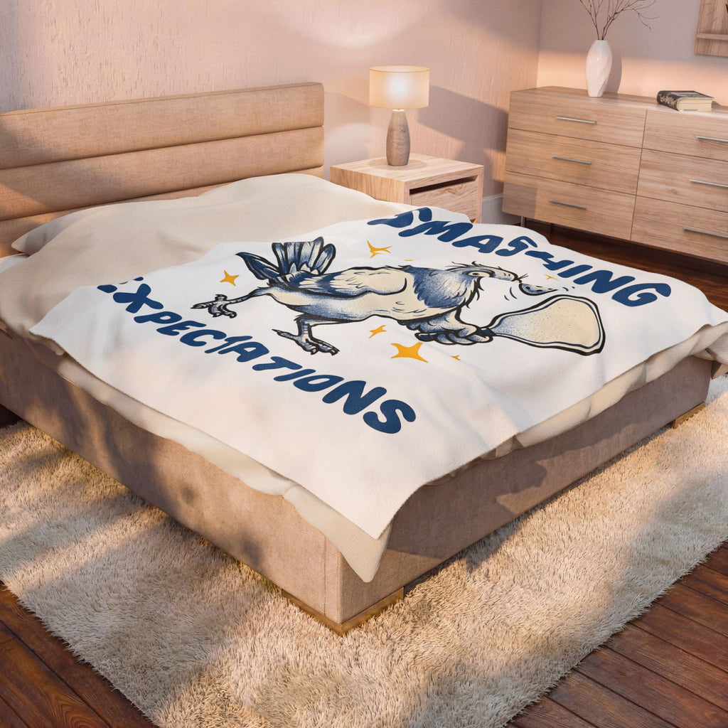 Flying Bird Pickleball Blanket Pickleball Critters Gift Women Drawing Blanket Pickleball Blanket Pickleball Fan Illustrations Blanket Creature