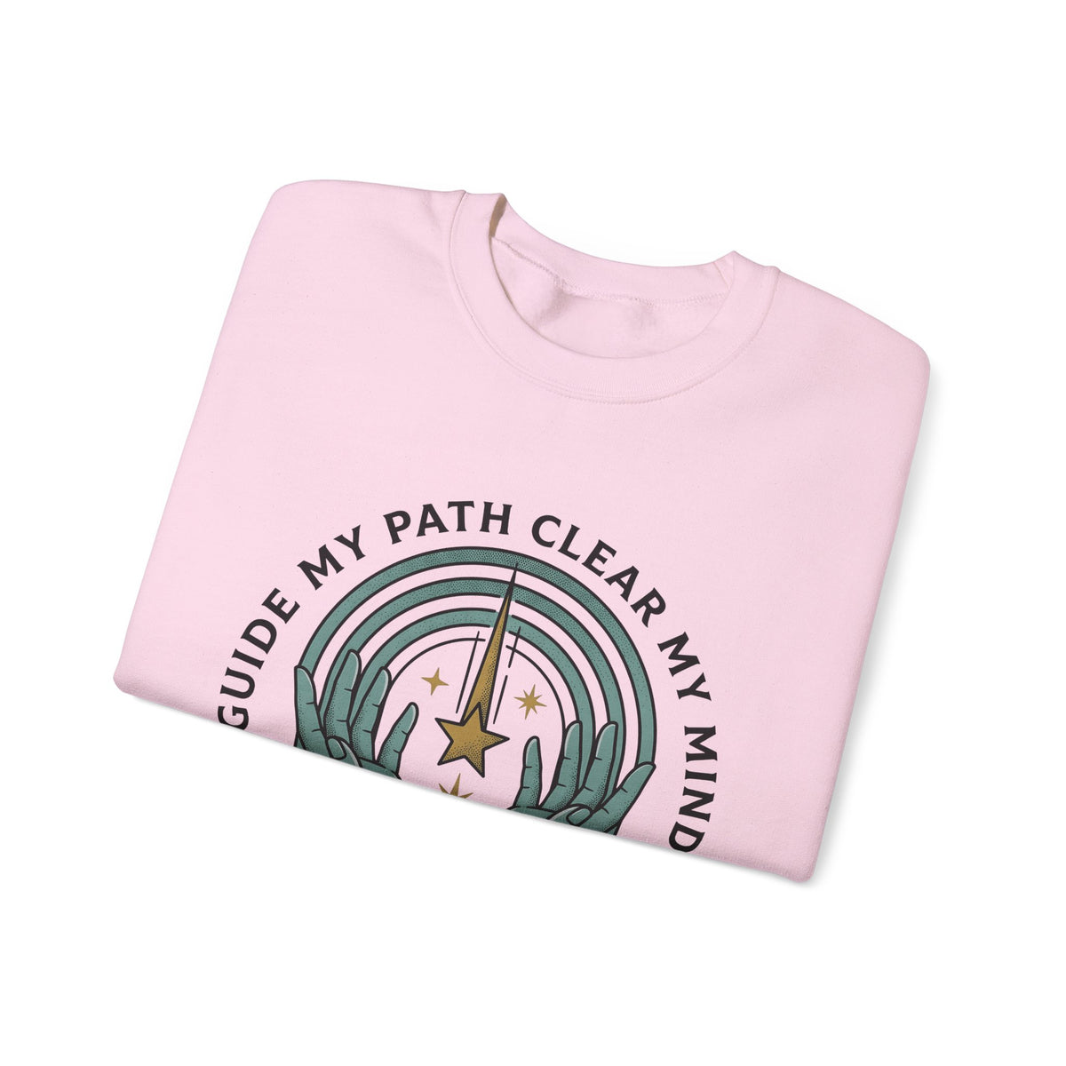 Hands Prism Sweatshirt Boho Chic Meditation Gift Women Tribal Sweatshirt Prismatic Sweatshirt Bohemian Enthusiast Ethnic Sweatshirt Mindfulness Graphic Rustic