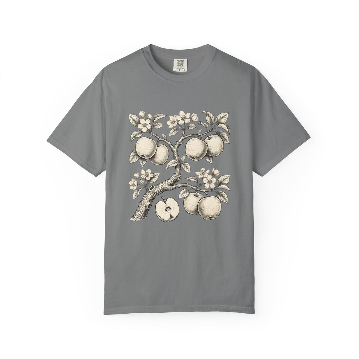 Apple Tree T-Shirt Cottagecore Nature Gift Women Botanical T-Shirt Apple T-Shirt Rustic Fan Floral T-Shirt Environmental Graphic Vintage Blossom