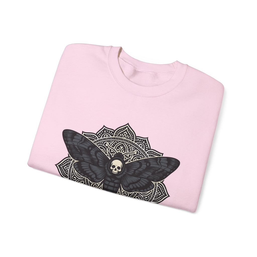 Bug Skull Sweatshirt Boho Chic Dark Fashion Gift Women Floral Sweatshirt Insect Skull Sweatshirt Bohemian Fan Botanical Sweatshirt Gothic Graphic Sketch