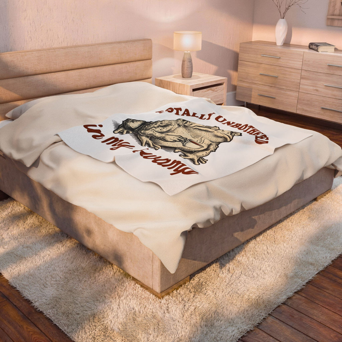 Toad Coffee Blanket Funny Animal Gift Women Vintage Blanket Coffee Blanket Humor Fan Retro Blanket Creature Graphic Hand Drawn Glasses Blanket