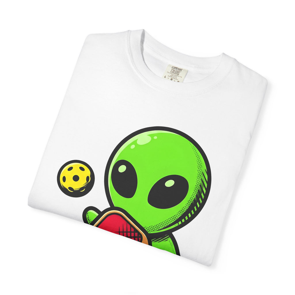 Alien Pickleball T-Shirt Pickleball Humor Gift Women Cute T-Shirt Alien Pickleball T-Shirt Pickleball Fan Kawaii T-Shirt Comedy Graphic Cartoon
