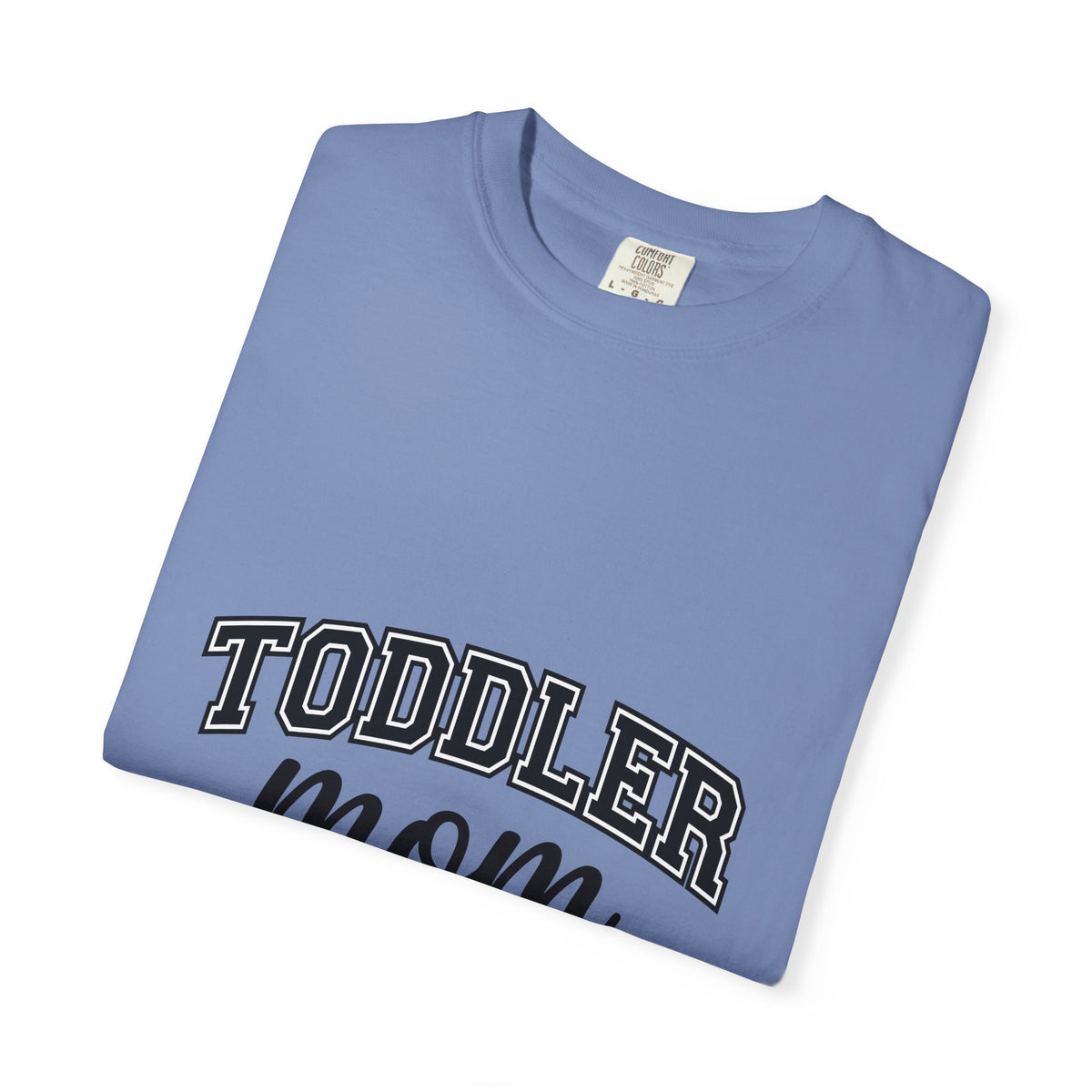 Varsity Lettering Style T-Shirt Mom Home Gift Women Thick T-Shirt Letterman T-Shirt Motherhood Fan Bold T-Shirt Domestic Graphic Basic Semicircle