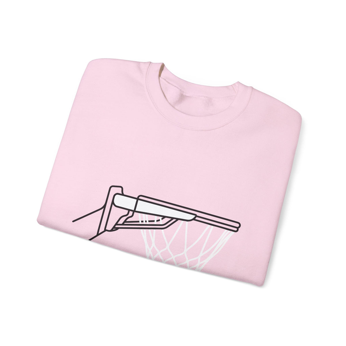 Basketball Goal Sweatshirt Sports Athletics Gift Women Modern Sweatshirt Hoop Sweatshirt Athlete Enthusiast Contemporary Sweatshirt Fitness Graphic Sketch