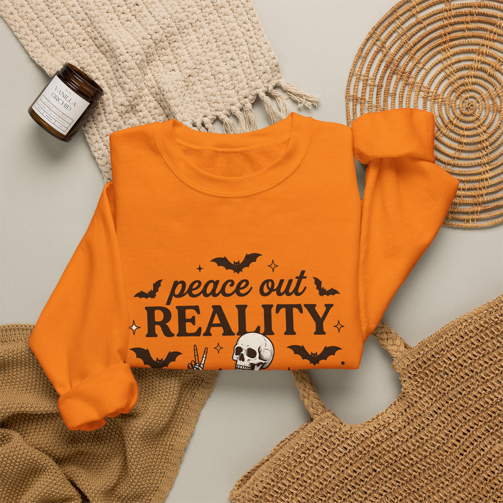 Skeleton Graphic Sweatshirt Funny Halloween Gift Women Gothic Sweatshirt Bones Sweatshirt Humor Fan Dark Sweatshirt Spooky Graphic Vintage Bat Sweatshirt