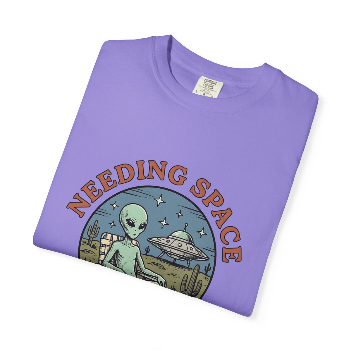 Alien Graphic T-Shirt Alien Humor Gift Women Vintage T-Shirt Ufo T-Shirt Extraterrestrial Fan Alienware T-Shirt Comedy Graphic Retro Spaceship