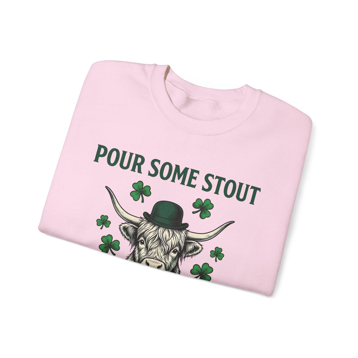Highland Cow Beer Sweatshirt St Patrick's Day Drinking Gift Women Vintage Sweatshirt Beer Sweatshirt St Patricks Fan Retro Sweatshirt Boozy Graphic Hand Drawn