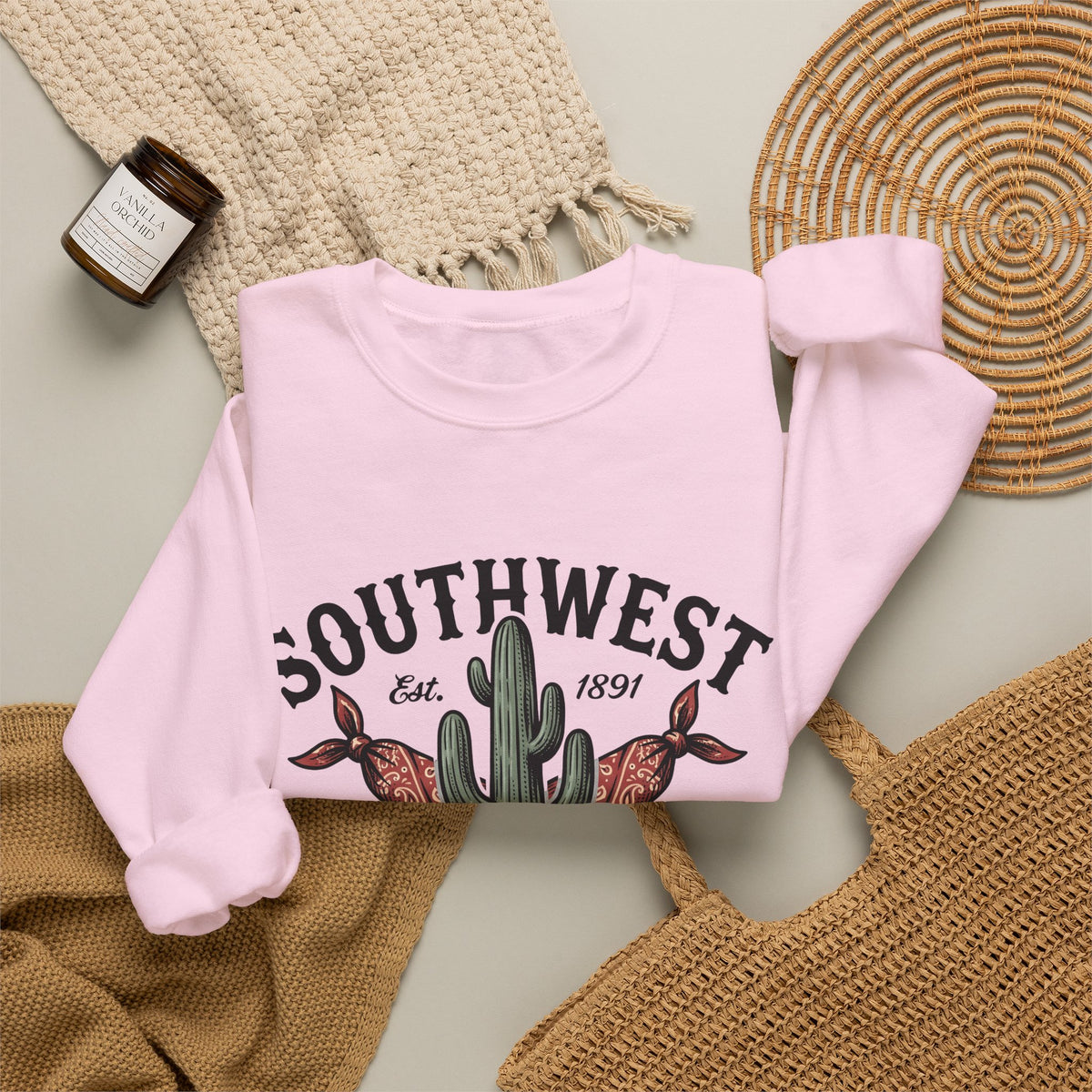 Prickly Pear Drawing Sweatshirt Cowgirl Livestock Gift Women Vintage Western Sweatshirt Cactus Sweatshirt Cowboy Fan Retro Sweatshirt Ranch Graphic