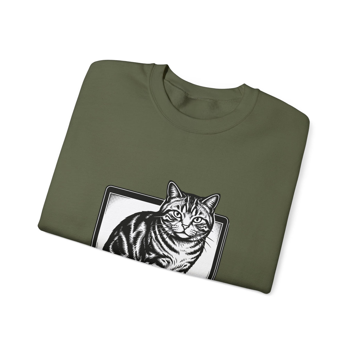 Orange Cat Sweatshirt Cat Gadgets Gift Women Classic Sweatshirt Kitty Sweatshirt Cat Fan Retro Sweatshirt Tech Graphic Doodle Notebook Sweatshirt