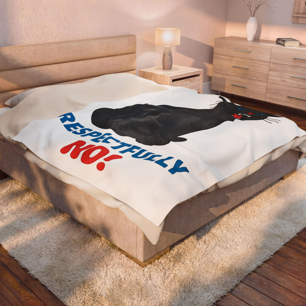 Black Cat Blanket Cat Humor Gift Women Bold Graphic Blanket Cat Blanket Cat Fan Graphic Blanket Funny Graphic Retro Fangs Blanket