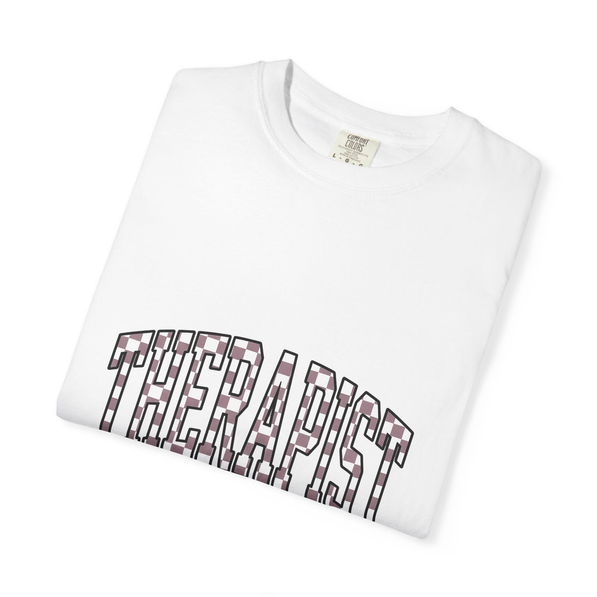Therapist Phrase T-Shirt Therapist Self Care Gift Women Pop Art T-Shirt Counselor T-Shirt Mental Health Professional Enthusiast Retro T-Shirt
