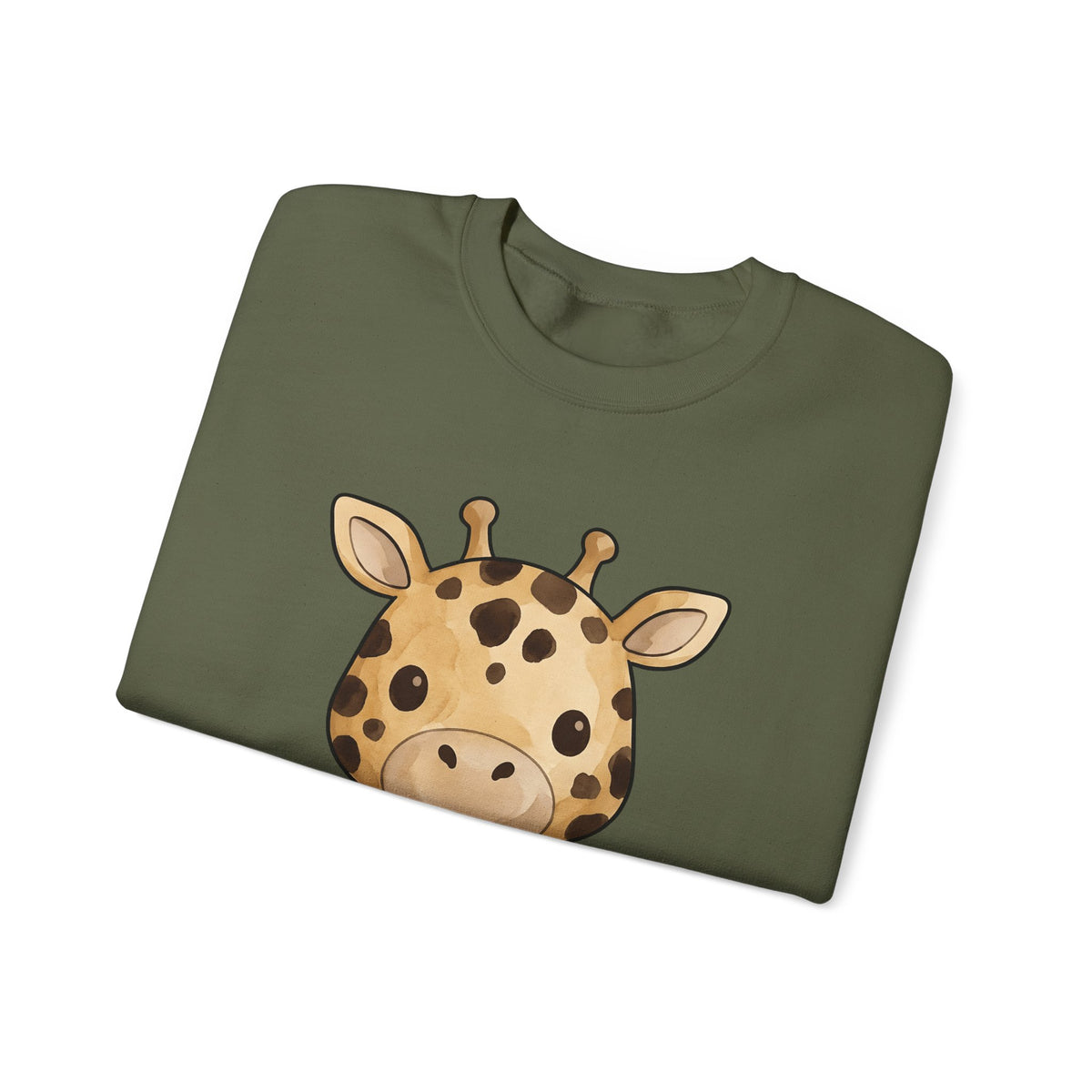 Giraffe Illustration Sweatshirt Moms Jungle Gift Women Paint Sweatshirt Giraffe Sweatshirt Mom Fan Watercolor Sweatshirt Tropical Graphic Charming Wildlife