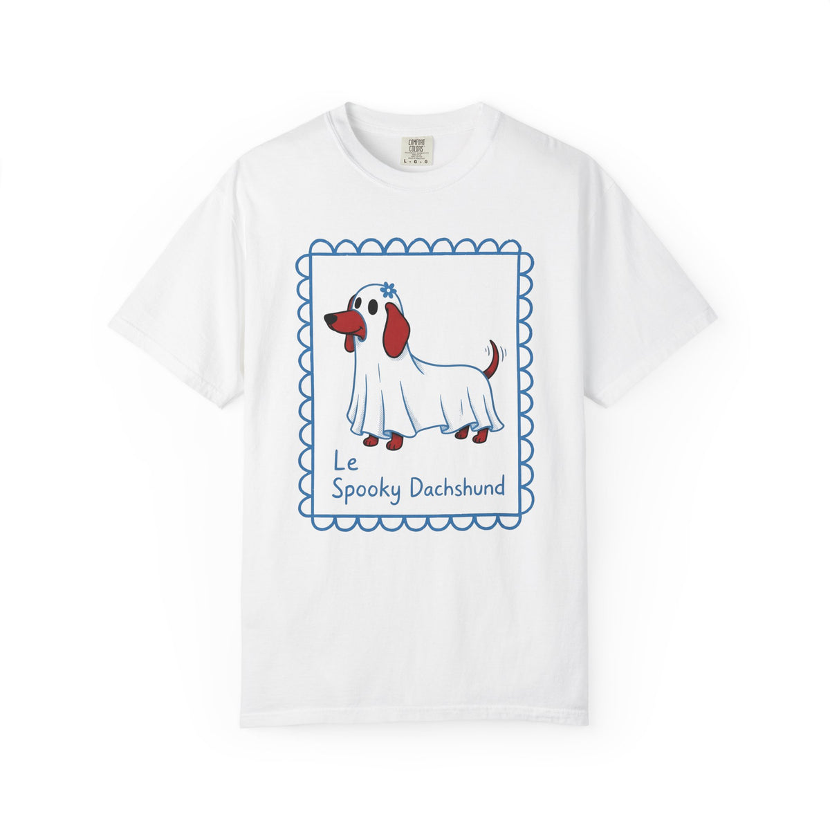 Dachshund Ghost Halloween Dog Gift Cartoon Wiener T-Shirt