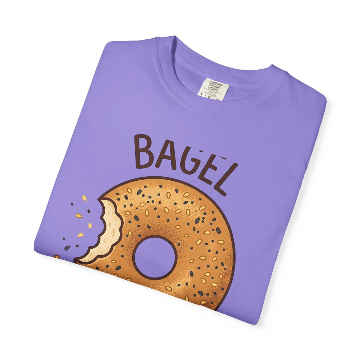 Bagel Desserts Morning Gift Doodle Bagel Pastry Fan Hand Drawn Breakfast Old School T-Shirt