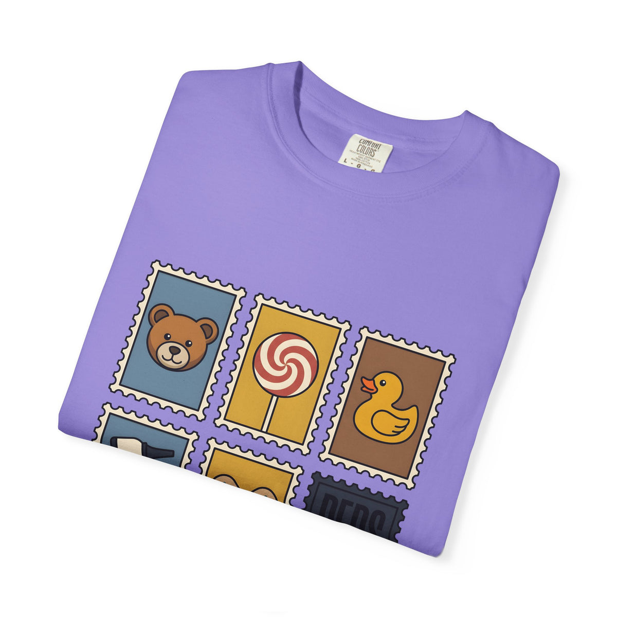 Kids Nurse Stamps T-Shirt Nurses Doctor Gift Women Animated T-Shirt Nursing Stamps T-Shirt Nurse Enthusiast Cartoon T-Shirt Medical Practitioner