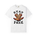 Cowboy Boots T-Shirt 4th Of July Country Gift Women Modern T-Shirt Boot T-Shirt Patriot Fan Western T-Shirt Country Graphic Classic Star T-Shirt