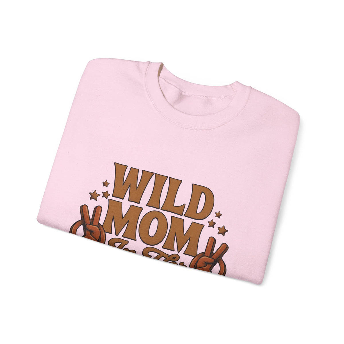 Peace Sign Gesture Sweatshirt Moms Jokes Gift Women Vintage Sweatshirt Peace Symbol Sweatshirt Motherhood Fan Retro Sweatshirt Humor Graphic Nostalgic Star