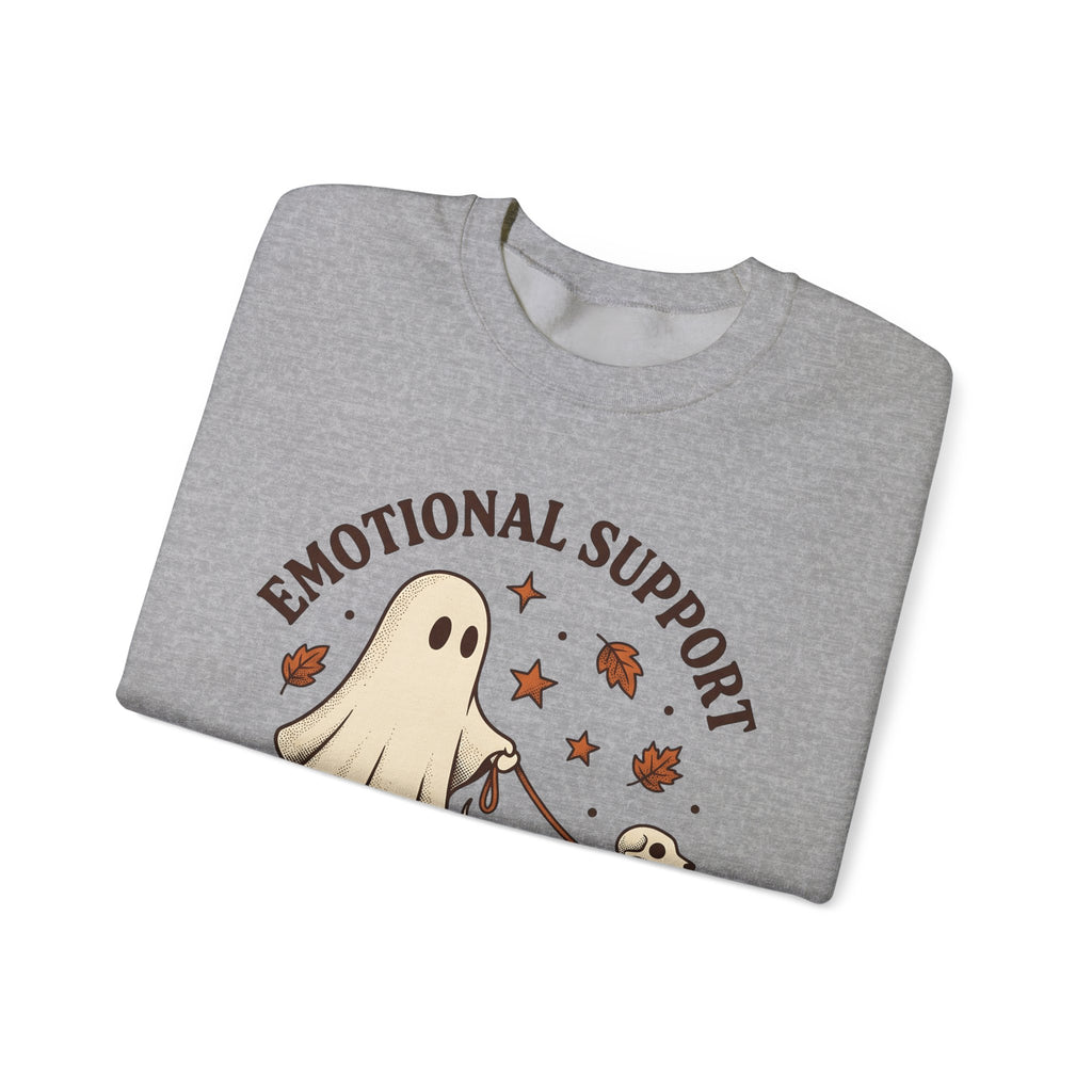 Skeleton Dog Halloween Dark Gift Retro Dog Skeleton Horror Fan Spooky Gothic Hand Drawn Sweatshirt