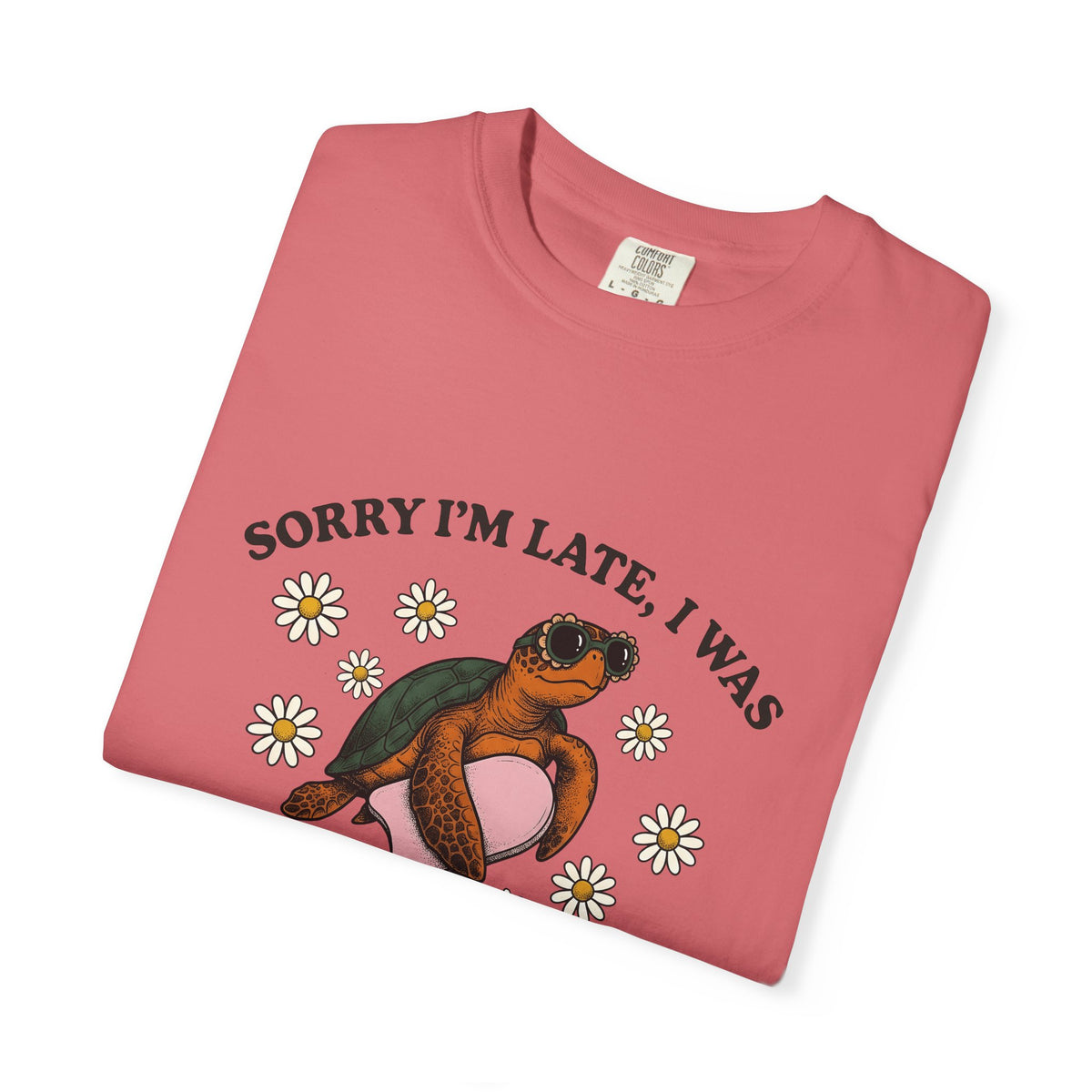 Turtle Swimming Ring T-Shirt Sports & Activities Holiday Gift Women Nostalgic T-Shirt Inflatable Ring T-Shirt Athlete Fan Retro T-Shirt Vacation