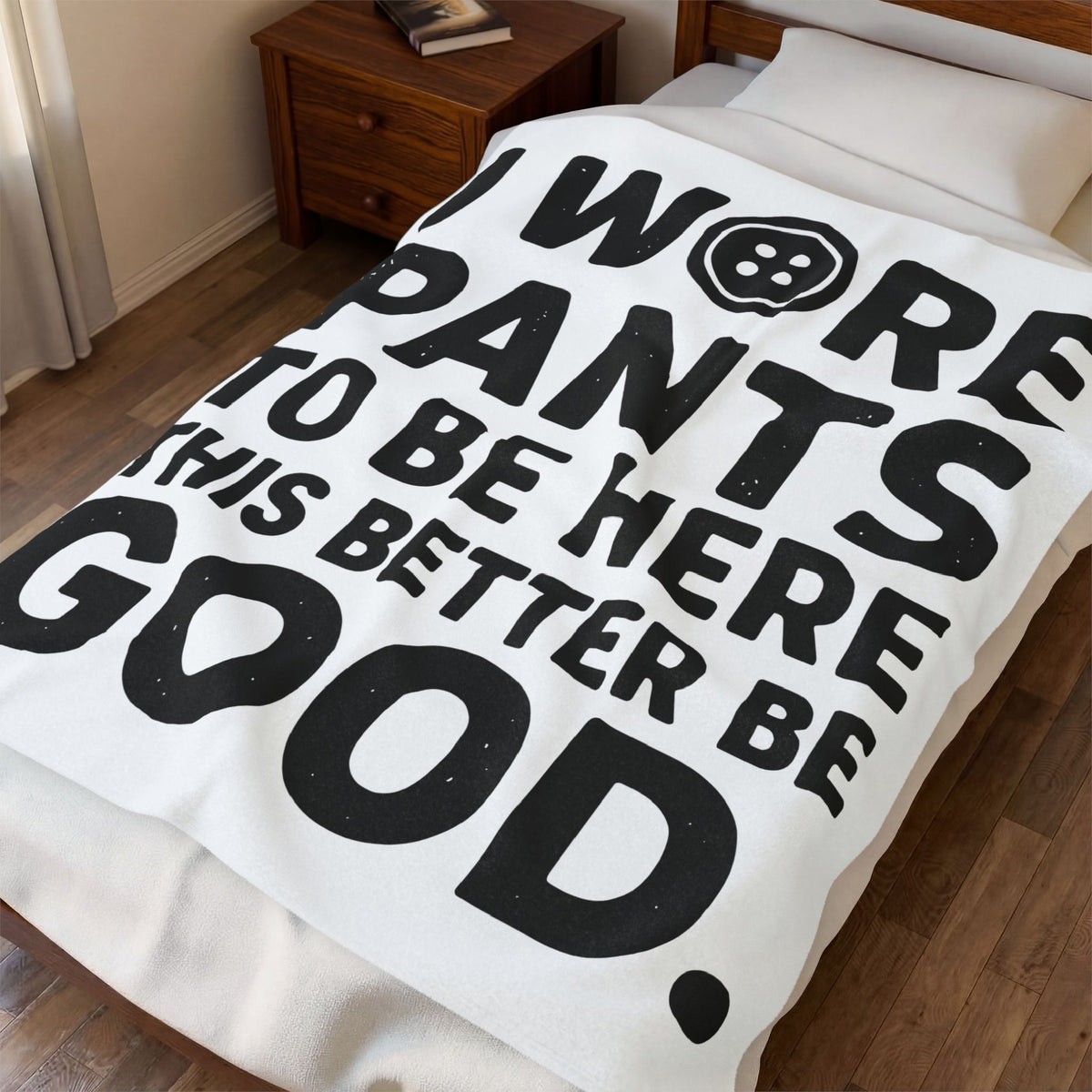Funny Text Blanket Moms Humor Gift Women Bold Blanket Sarcasm Blanket Motherhood Fan Sarcastic Blanket Comedy Graphic Minimalist Button Blanket