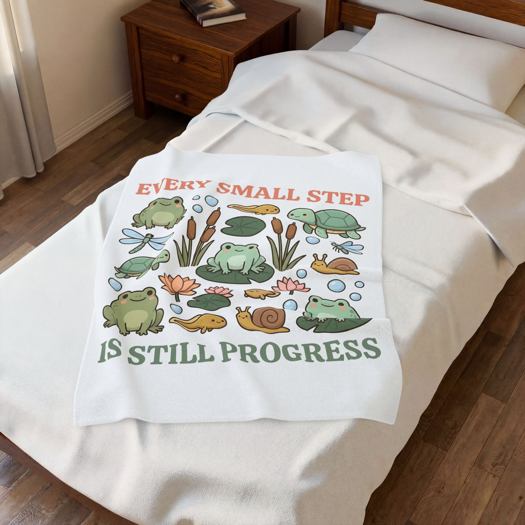 Frog Turtle Snail Blanket Motivation Nature Gift Women Cartoon Blanket Amphibian Blanket Inspirational Enthusiast Comic Blanket Environmental