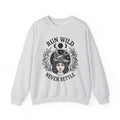 Female Bird Illustration Sweatshirt Sports Activities Jogging Gift Women Hippie Sweatshirt Bird Sweatshirt Athlete Enthusiast Bohemian Sweatshirt Runner