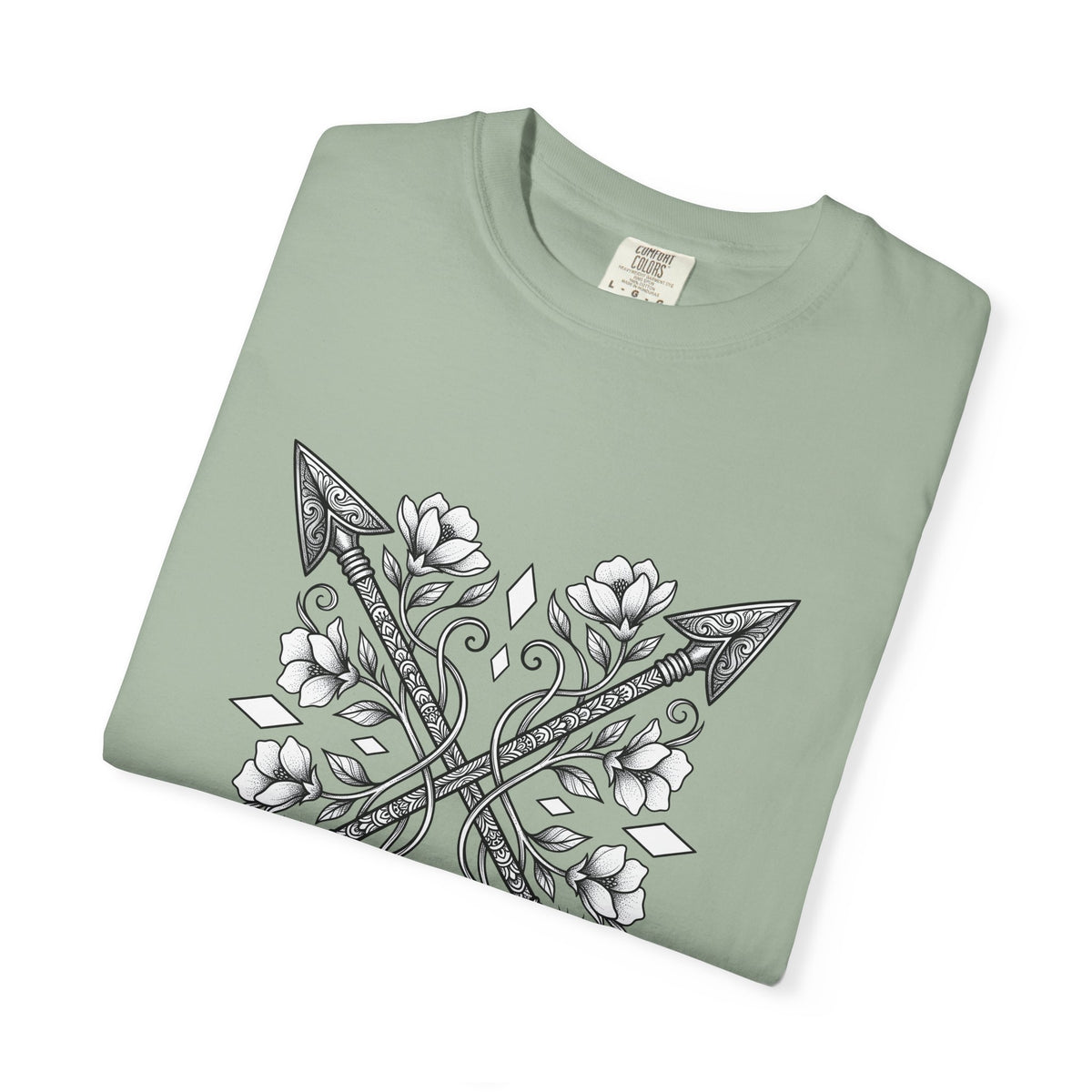 Crossed Arrows T-Shirt Cowgirl Rodeo Gift Women Tribal T-Shirt Arrows T-Shirt Cowgirl Fan Native T-Shirt Rodeo Graphic Classic Blossom T-Shirt