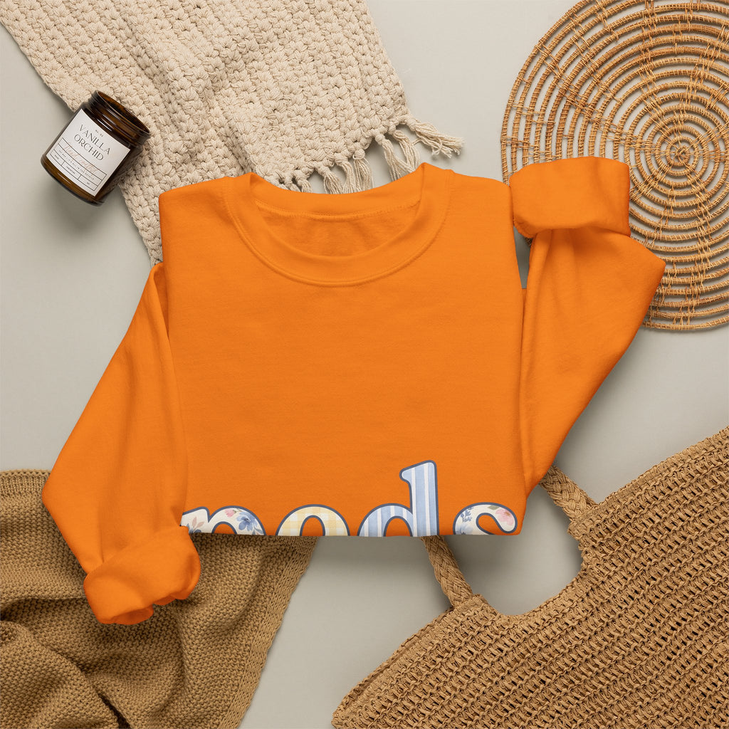 Floral Monogram Sweatshirt Nurses Hospital Gift Women Pale Colors Sweatshirt Initial Sweatshirt Nurse Enthusiast Pastel Sweatshirt Medical Graphic Old School