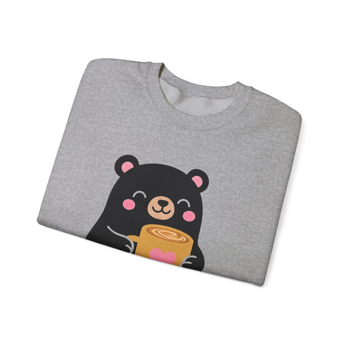 Bear Coffee Cup Coffee Animal Gift Cute Mug Coffee Fan Coffee Mug Kawaii Minimalist Sweatshirt