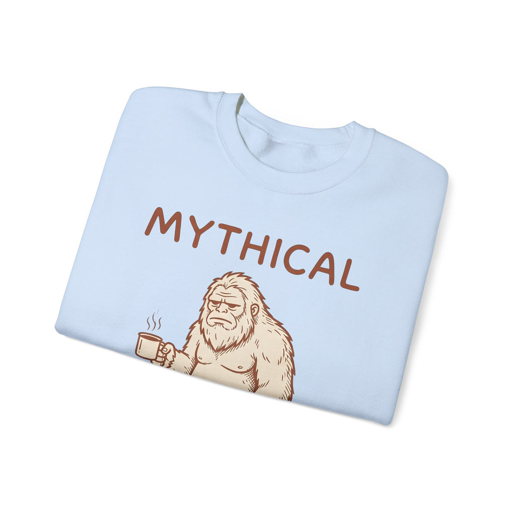 Sasquatch Coffee Sweatshirt Coffee Cryptid Gift Women Sketch Sweatshirt Bigfoot Coffee Sweatshirt Coffee Fan Sasquatch Graphic Sweatshirt Retro Coffee Cup