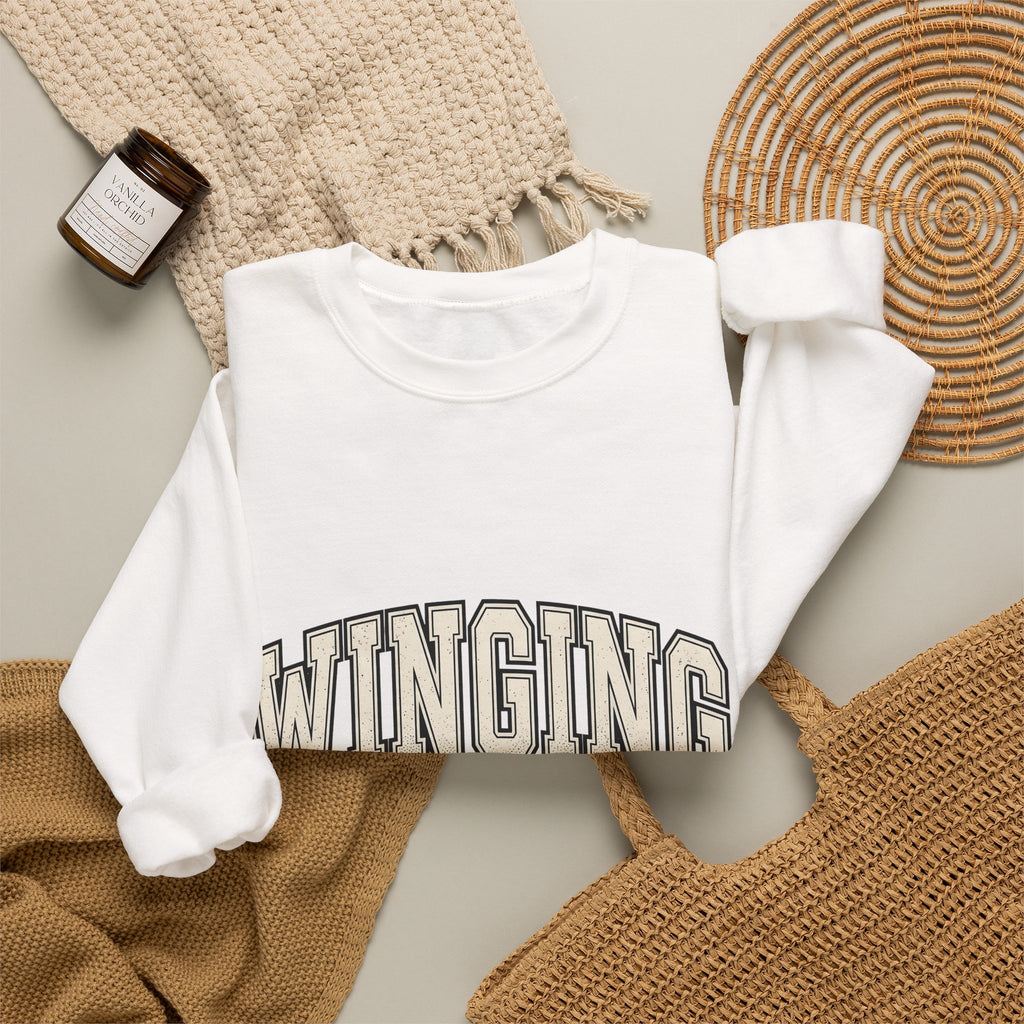 Feather Illustration Sweatshirt Mom Comedy Gift Women Bold Retro Sweatshirt Plume Sweatshirt Mother Fan Retro Style Sweatshirt Humor Graphic Vintage Witty