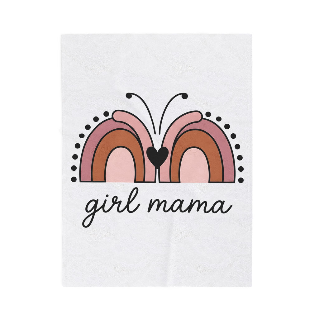Rainbow Butterfly Blanket Moms Family Gift Women Boho Blanket Butterfly Blanket Motherhood Enthusiast Hippie Blanket Clan Graphic Minimalist Heart